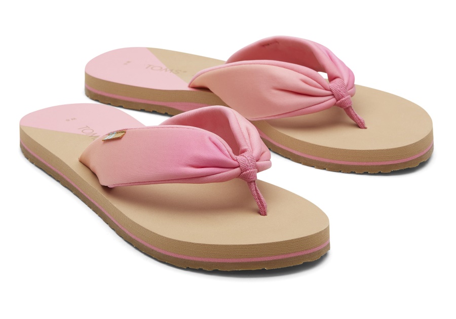 Toms Piper Flip Flop Repreve Pink Ombre