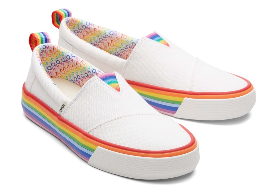 Toms Unity Pride Fenix Multi White