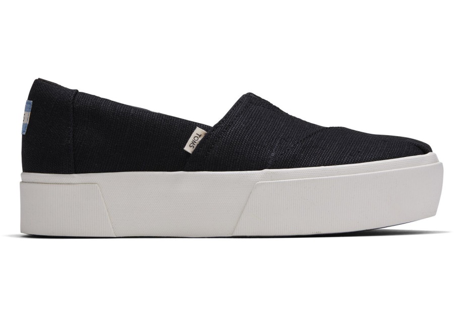 Alpargata Boardwalk Slip On Toms Black