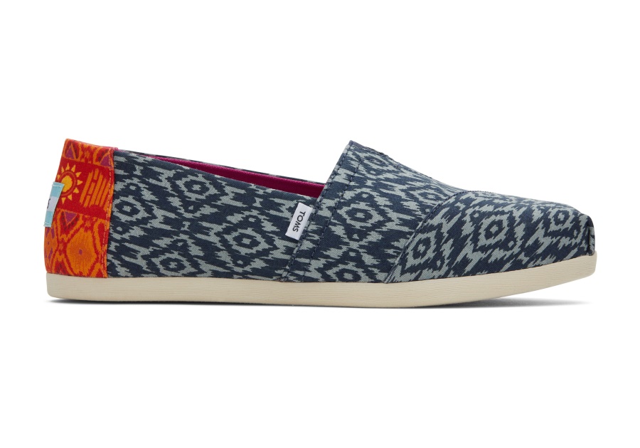 Toms Alpargata Ikat Diamonds Ikat Navy