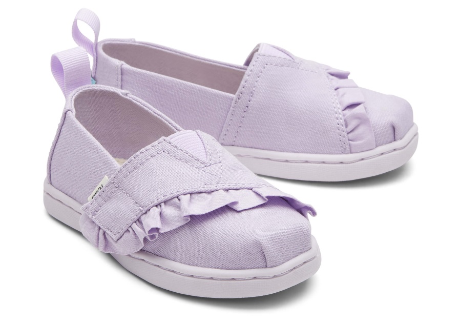 Toms Tiny Alpargata Ruffle Light Orchid