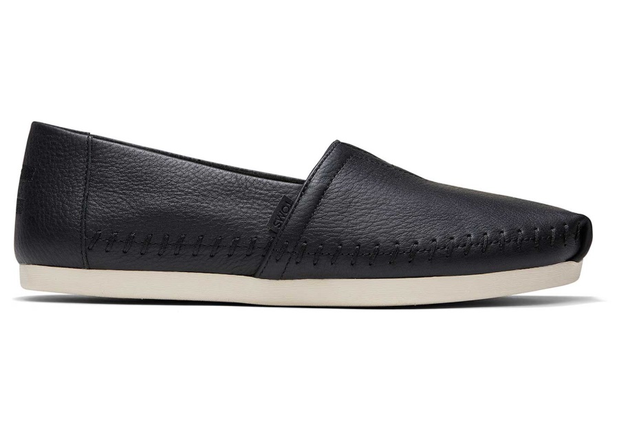 Toms Alpargata Leather Black